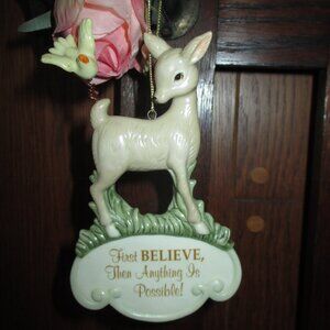 Inspirational Porcelain Ornament
